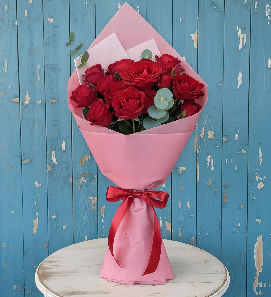 Букет цветов из: Розы в Ахтанизовскую