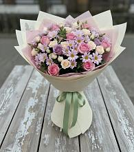 Букет цветов из:  Розы и Хризантемы #REPLACE_PRED# Ахтанизовскую