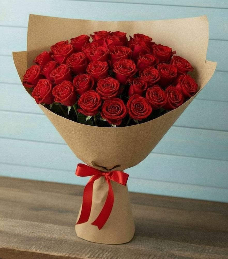 Букет Красные розы Милано в Ахтанизовскую