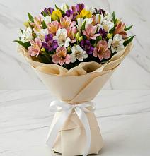 Букет цветов из:  Альстромерии в Ахтанизовскую