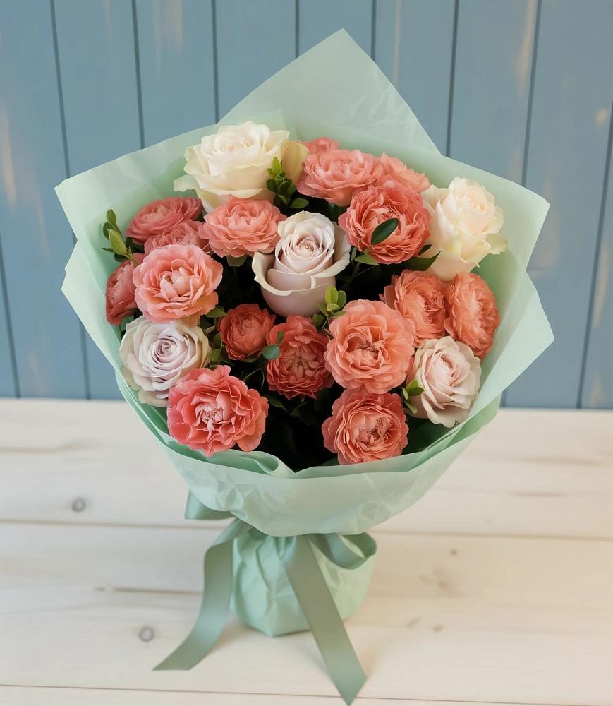 Букет цветов из: Розы в Ахтанизовскую