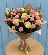 Букет цветов из:  Розы в Ахтанизовскую