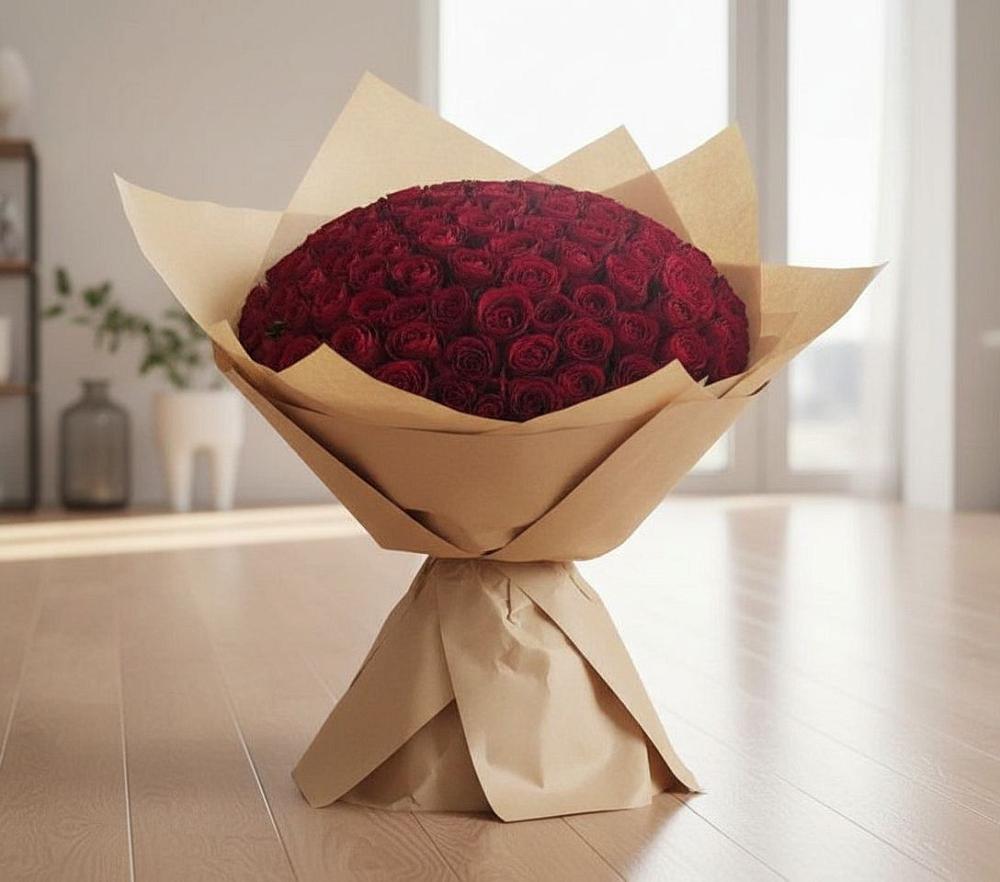 101 Красная роза в Ахтанизовскую Букет 101 Красная роза в Ахтанизовскую