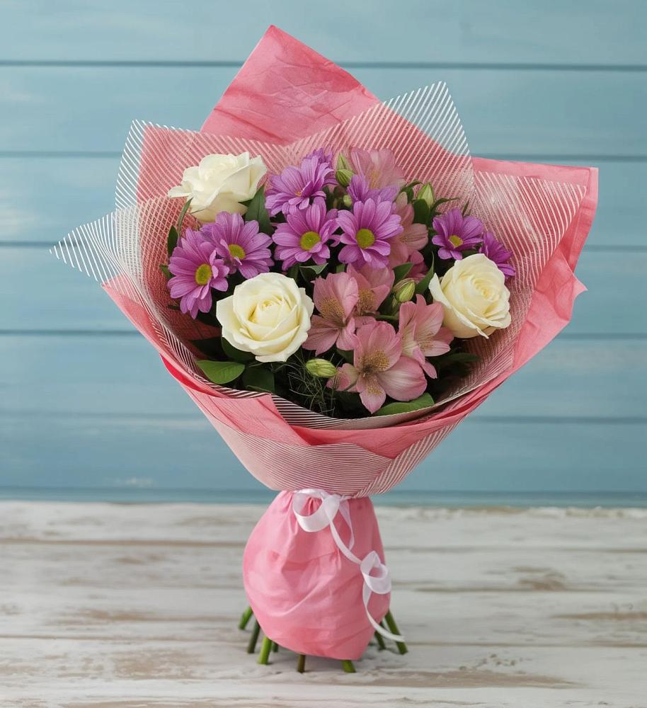 Букет цветов из: Герберы в Ахтанизовскую